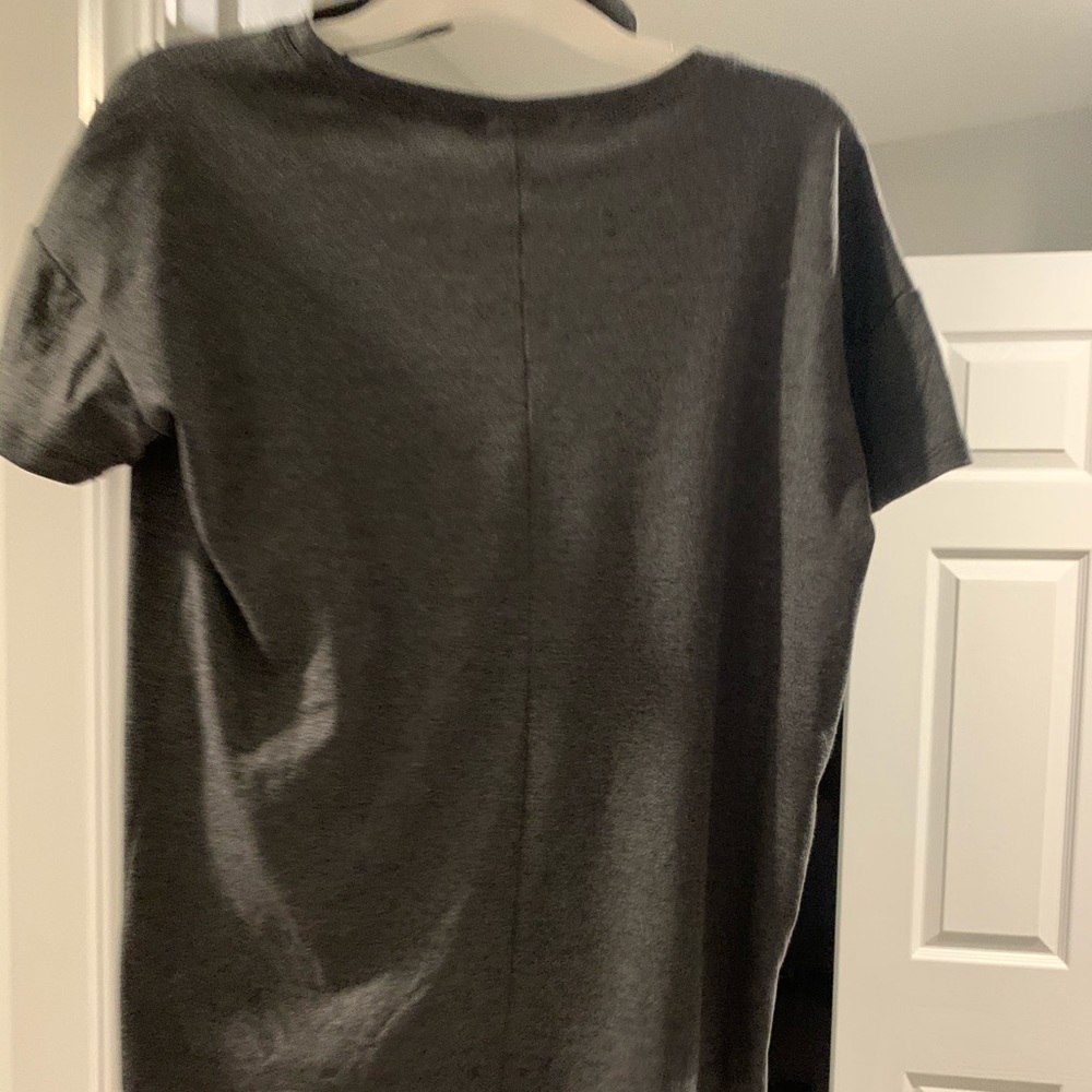 Gray tunic sweat shirt